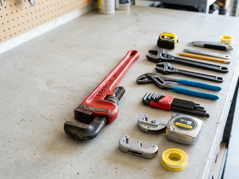 Professional plumbers in Weogufka, AL equipped with top-tier tools for residential and commercial plumbing services.